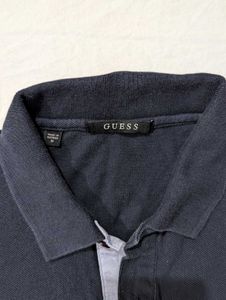 Guess Navy Blue Polo T-Shirt