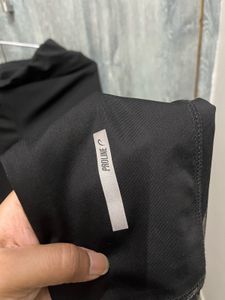 Black Workout Leggings with Camo Detail
