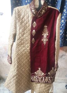 Elegant Embroidered Sherwani Style Kurta