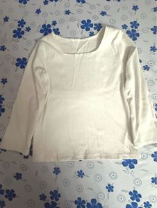 Classic White Long Sleeve Top