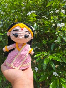 Handmade Crochet Radharani
