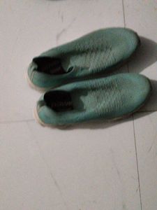 Comfortable Teal Slip-On Sneakers