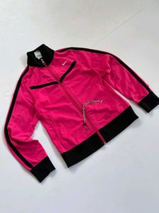 Hot Pink Nike Track Jacket