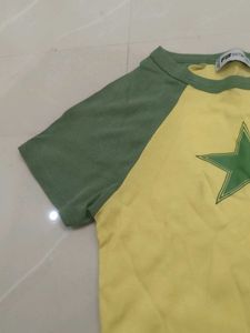 Yellow &amp; Green Star T-Shirt