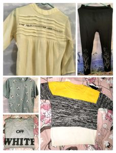 Combo Of 8 Tops And 2 Trousers🕊️🎀💖