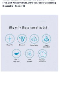 Sirona Underarm Sweat Pads