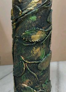 Handcrafted Leaf Design Vase
