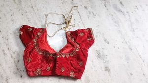 Embroidered Red Lehenga Choli Set