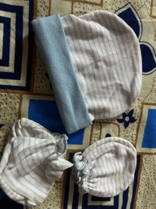 Baby Hat and Mittens Set