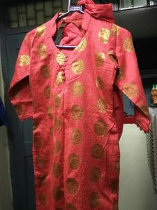 Pink Patiyala Kurta Set