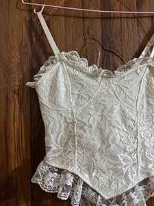 Elegant Lace Corset Top