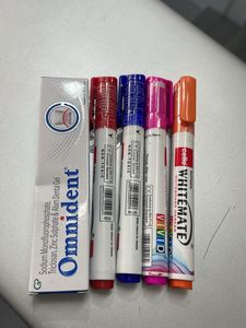 4 Whiteboard Marker With Free Paste