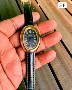 Elegant Oval Cartier Watch