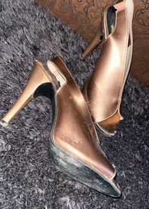Golden  High Heels