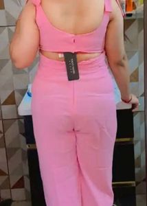 Tokyo Talkies Chic Pink Jumpsuit