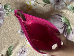 Pink Quilted Pouch