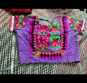 Stunning Yellow &amp; Purple Lehenga Set
