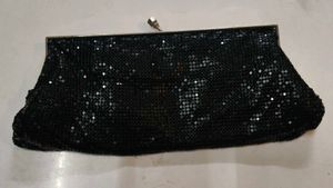 Sparkling Black Sequin Clutch