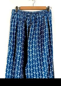 Double Layered Stylish Indigo Palazzo