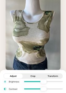 vintage Floral Print Sleeveless Tank Top