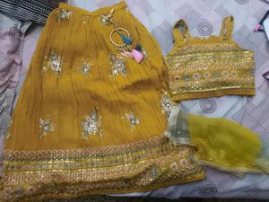 Heavy Party wear lehenga choli for 5-8; years