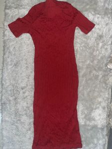 H&amp;M Ribbed Midi Dress