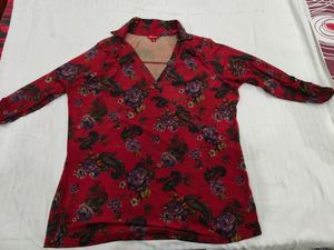 3XL Women Net Floral Top Brand All