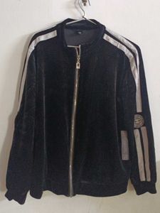 Stylish Black Velvet Jacket