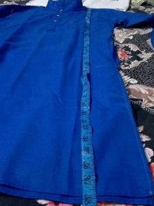 Royal Blue Kurta with White bottom