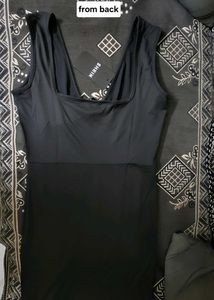 Elegant Black V-Neck Evening Gown