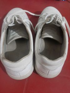 Classic White Leather Sneakers