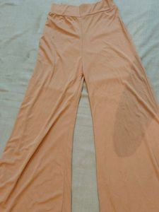 Peach Wide Leg Pants