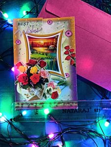 NEW YEAR GREETING CARD With Cover #newyear Happy New Year