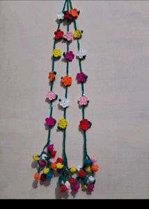 Handmade Crochet Flower Paranda -set of 2