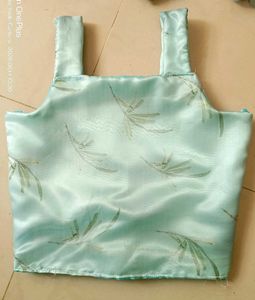 Light Blue Floral Print kids top