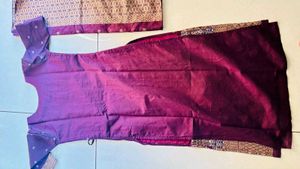 Elegant Purple Embroidered Kurta Set