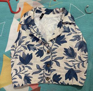ZARA Basic Floral Printed Shirt