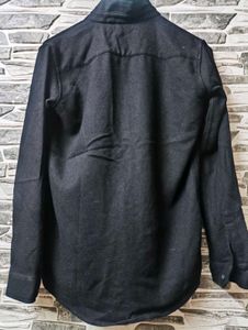 Men's Black Teddy Embroidered Shirt