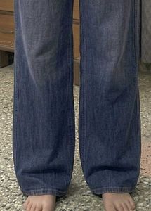 Vintage Wide Leg Denim Overalls