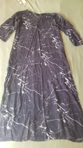 BLACK MARBLE PRINTED KURTI