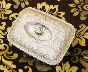 Modern Plastic Dishes &amp; Boxes Silver Colour