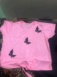 Cute Pink Butterfly T-Shirt