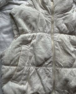 Corduroy Puffer Vest