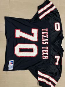 Texas Tech "70" Football game worn jersey