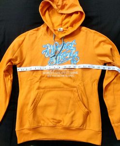 Orange Graphic Hoodie