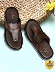 Men's Roadster Brown Leather Sandals