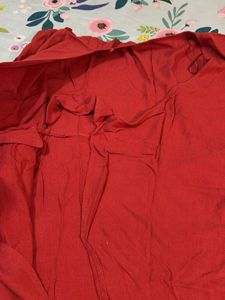 Charming Red wrap  Kurta Top