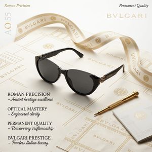 Bvlgari Black Cat-Eye Sunglasses