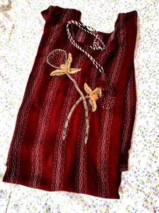 heavy work kurti set
