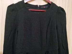 Black Puff Dress (Women's)